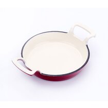 Lava Enameled Cast Iron Divided Skillet, 10 inch by 11 inch - 3
