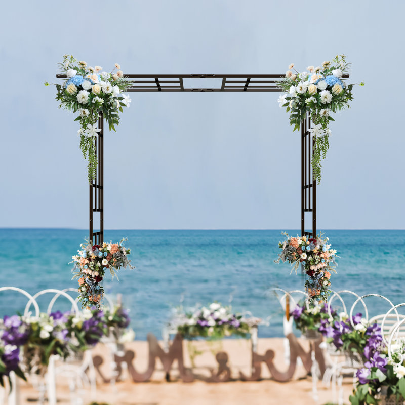 Lron Arbor With Adjustable Width In Black(42.52W''~78.15W'')