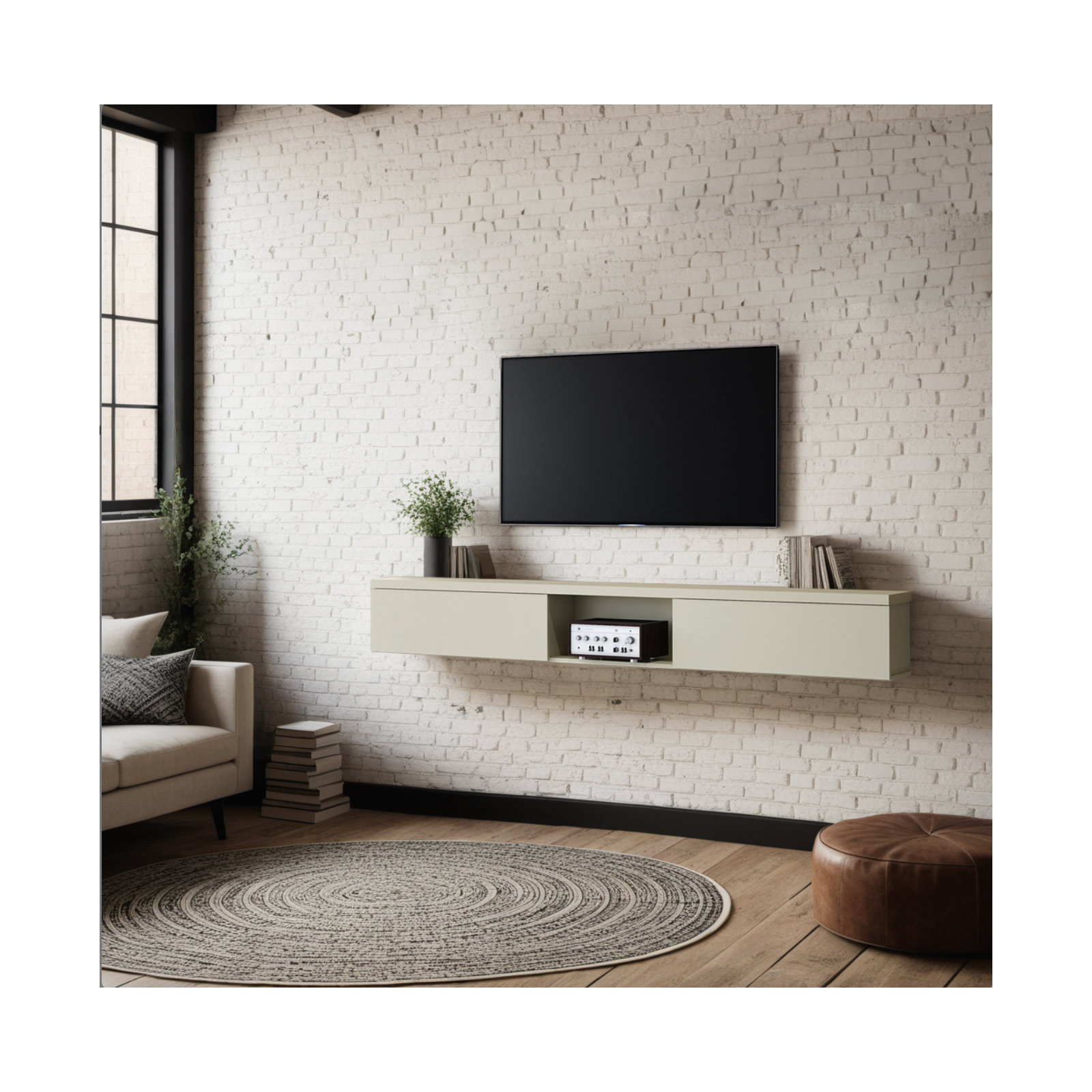 Curazao 86" Floating Media Console
