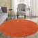 Esterly Orange Shaggy Rug