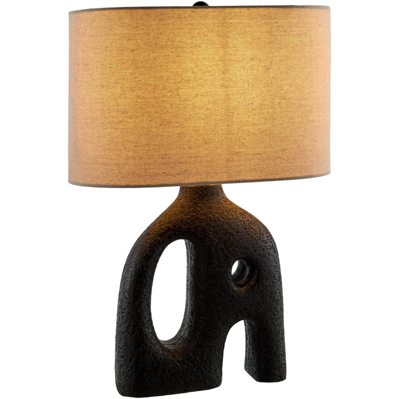 Lampe de table Loistine, Noir