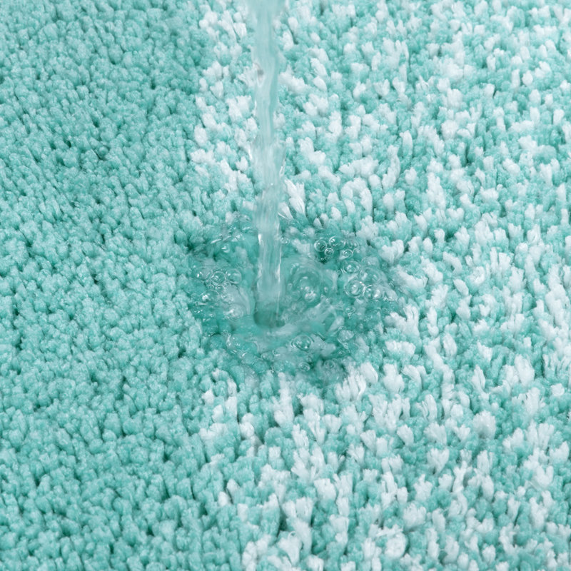 Tapis en microfibre Lazzuro , Sarcelle