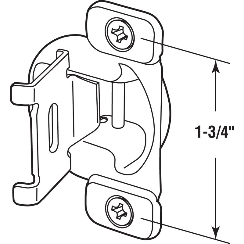 Charnières d'armoire dissimulées Prime-Line, base de 1 3/8 po de diamètre, fabrication en acier