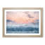 Sea and Clouds in Blue and Pink - Picture Frame Painting Print-56705697-56705698