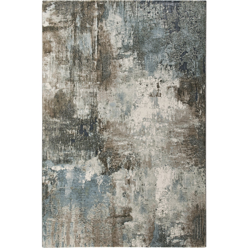 Angeleque Abstract Flat Weave Area Rug, Rectangle 240 x 340 cm