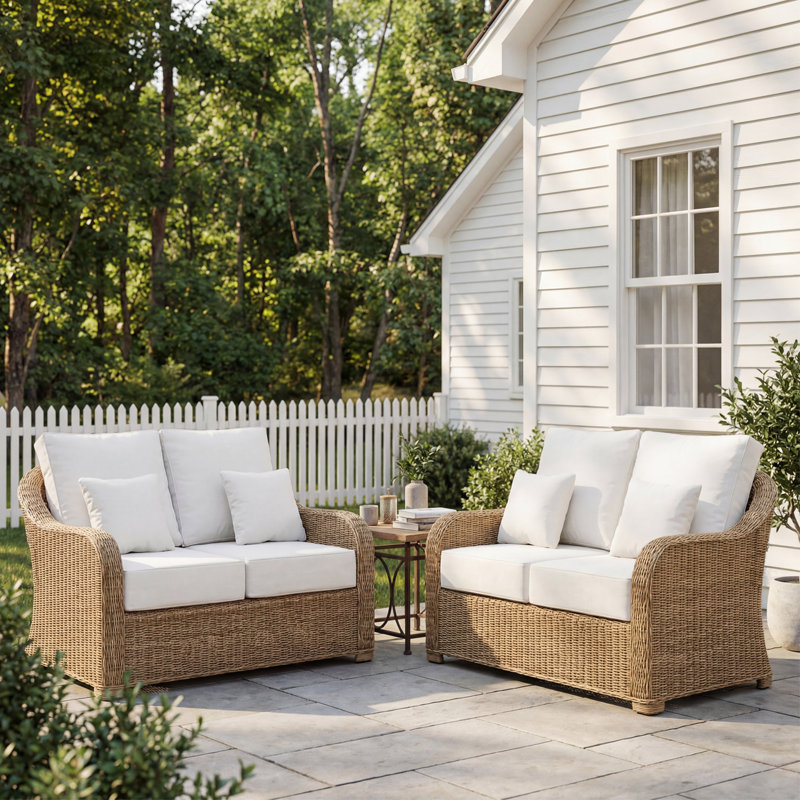 Back & Seat Patio Cushions For Outdoor Furniture 24 X 24  X 6  Inch, Outdoor Replacement Cushion Set Of 4, Weather Resistant Patio Chair Cushions With Removable Cover And Straps, Navy Blue