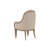 Cadwall Tufted Upholstered Arm Chair in Almond