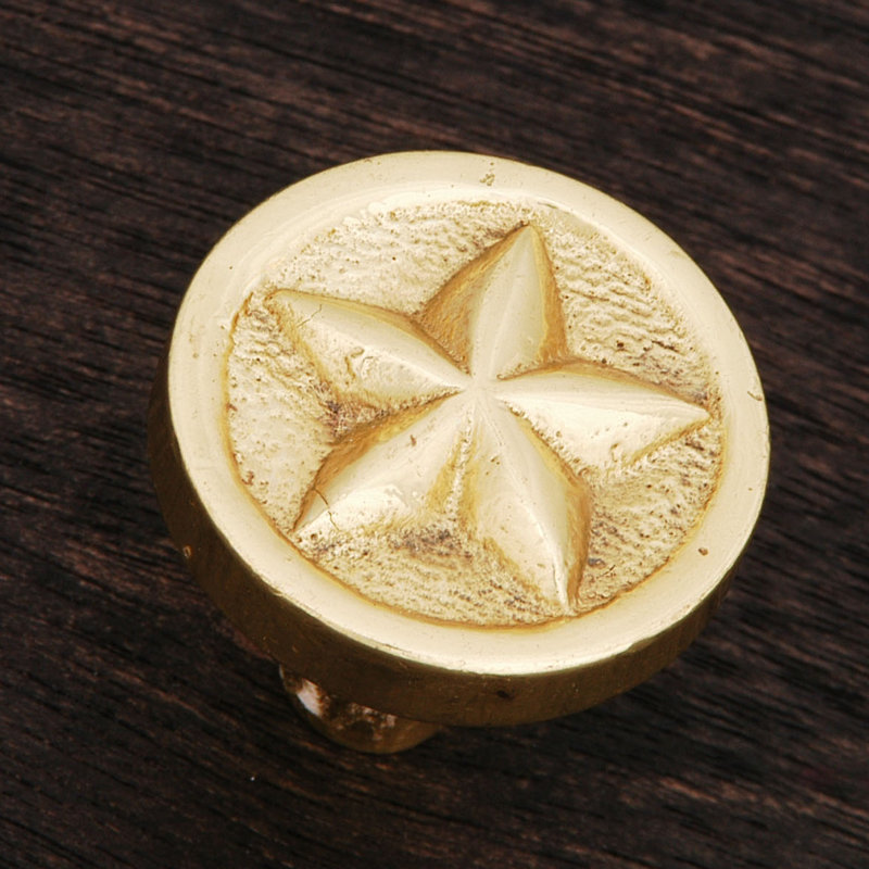 CK Series 1 1/4" Diameter Mushroom Knob, Polished Brass