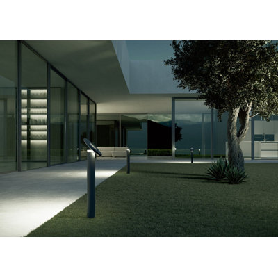 ORBIT,25IN,BOLLARD,8W,BK
