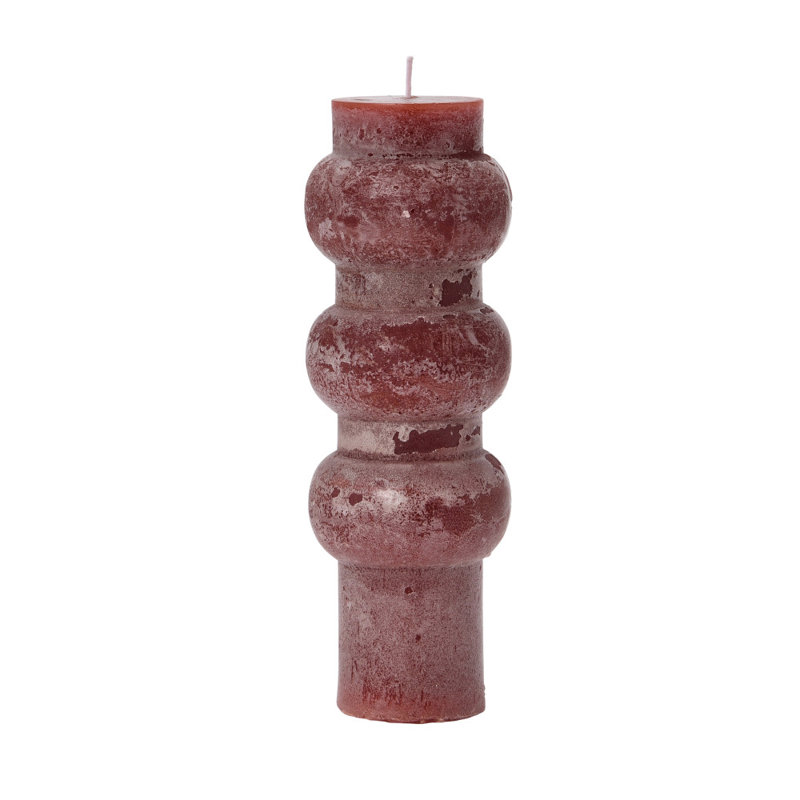 Unscented Totem Pillar Candle, Light Purple