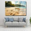 Art mural en verre trempé plage-129870013