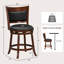 Tabouret de comptoir pivotant 25 po Rinley