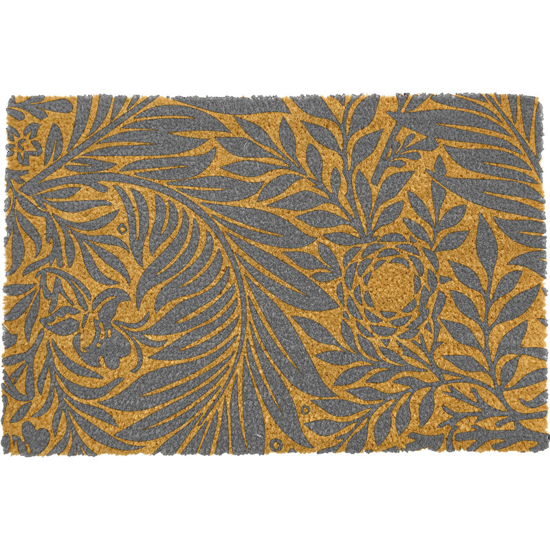 Caledon William Morris Lark Kitchen Mat, Grey/Yellow