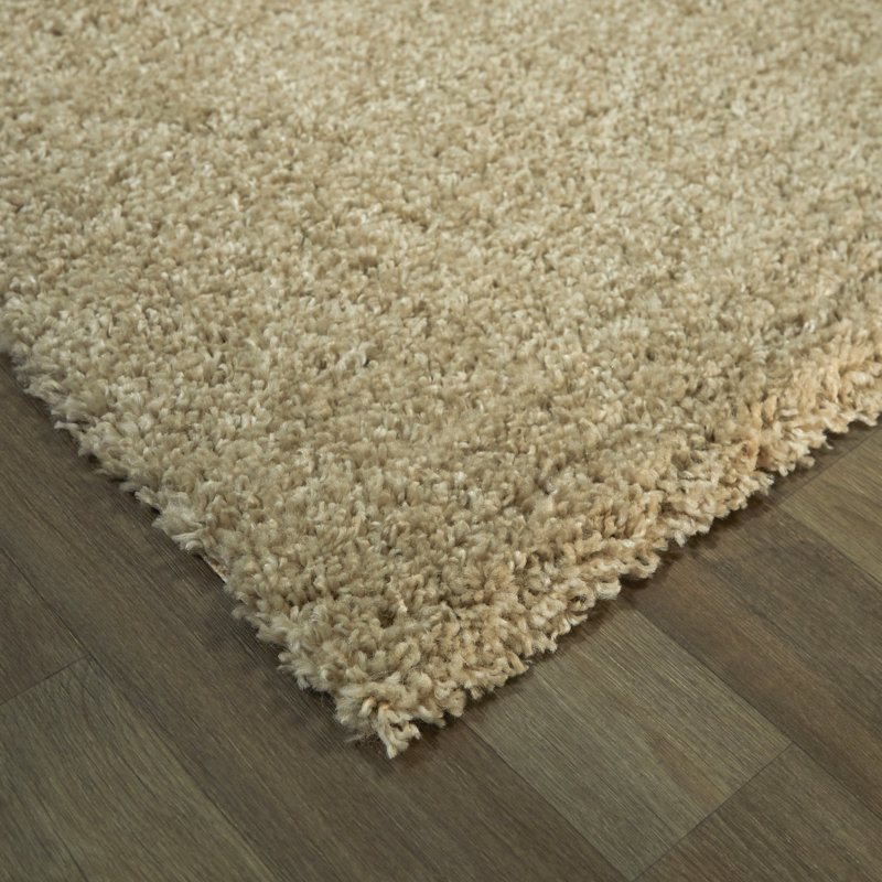 Wayfair Basics® Shag Beige Area Rug & Reviews | Wayfair