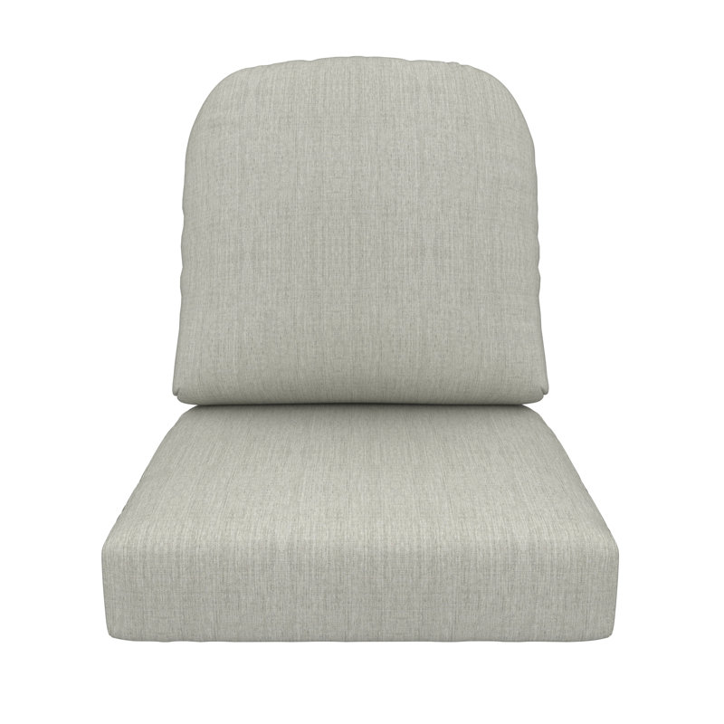 Outdoor Sunbrella® Seat/Back Cushion, Canvas Granite Sunbrella® Canvas