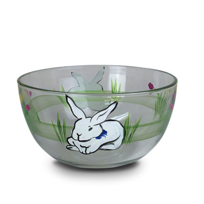 Lisson Bunny and Tulip 24 fl oz. Serving Bowl