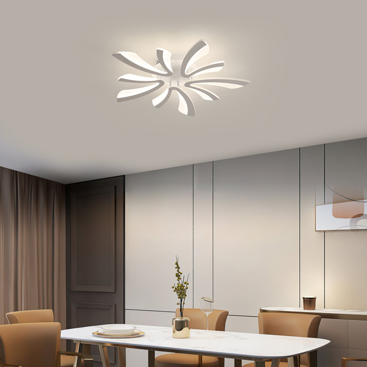 Dimmable 5-Light LED Flush Mount Ceiling Light