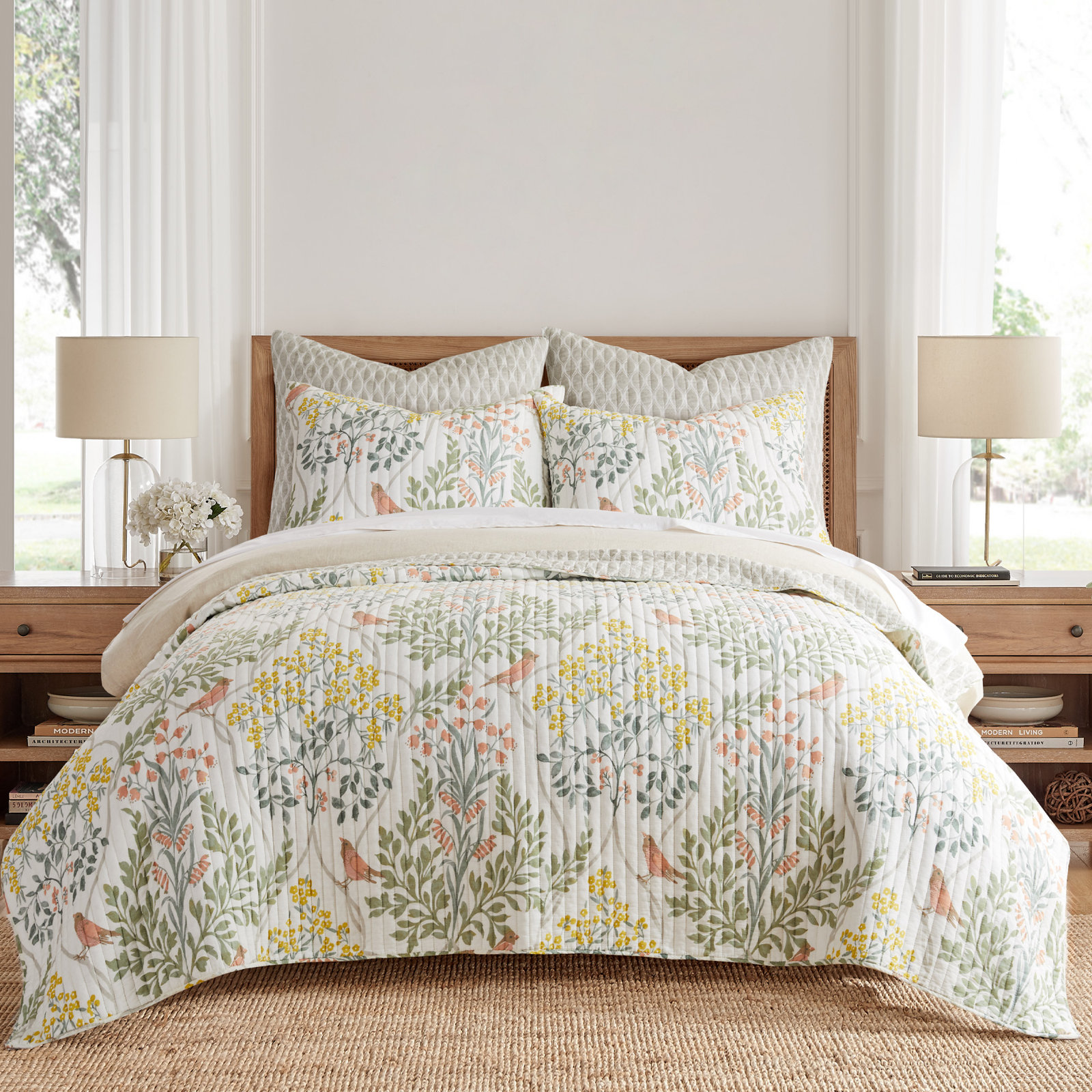 Hestia Quilt Set, Full / Double Quilt + 2 Standard Shams