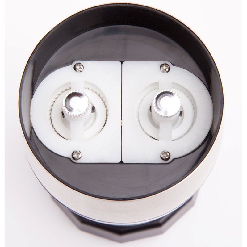 Stainless Steel Dual Chamber Salt and Pepper Grinder