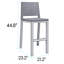 Tabouret de bar 30,31 po Popa-1328772082