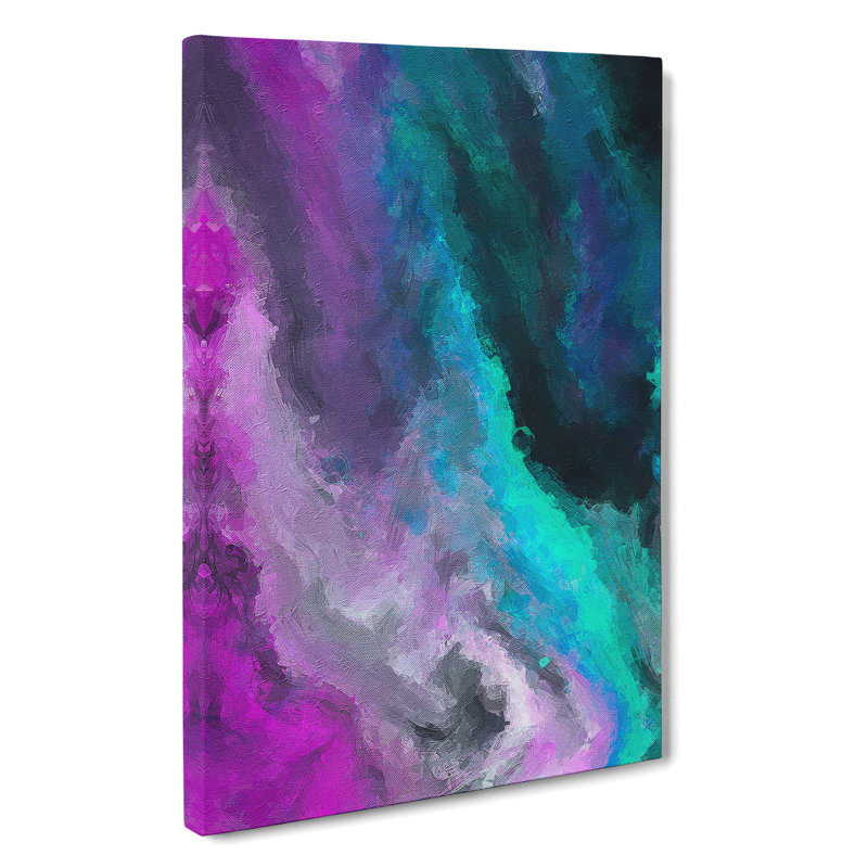 Exist Forever Abstract - Wrapped Canvas, 50cm H x 35cm W