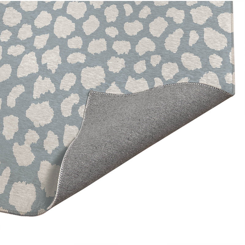 Paillasson Animal, L 24 po x L 36 po, Bleu ardoise