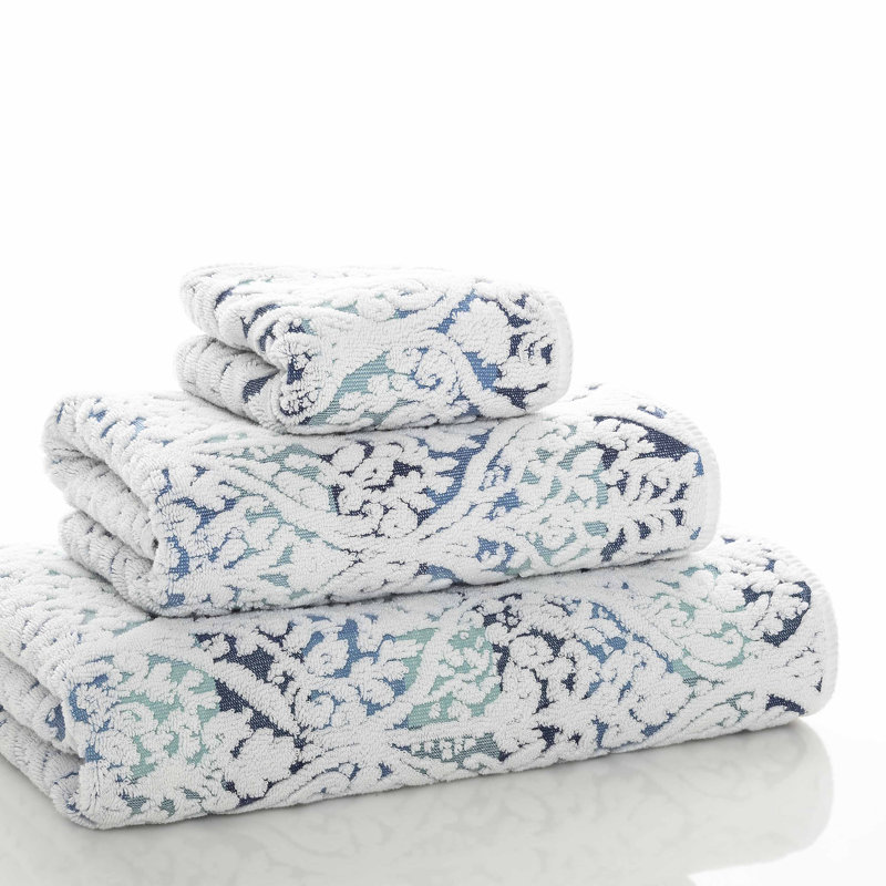 Firenze Hand Towel, Medium, Dark Blue