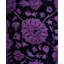 Overdyed Hand-Knotted Wool Modern-Contemporary Purple Area Rug 8' 2" x 10' 3"