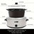 HomeCookin Slow Cooker Oval Manual Pot 8QT White-88779328-88779330