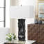 Lampe de table noire Uttermost Altaria