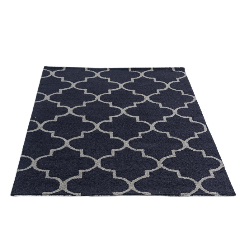 Tapis bleu marine Oberlin