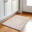 Machine Washable Indoor/Outdoor Xhevrie Pink Rug-1450084819