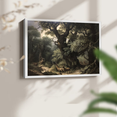 Chirstmas Art-CDXII -Framed Print - Restickable