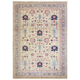 New Turkmen Afghan One-of-a-Kind Rectangle 13'9" X 19'6" Area Rug