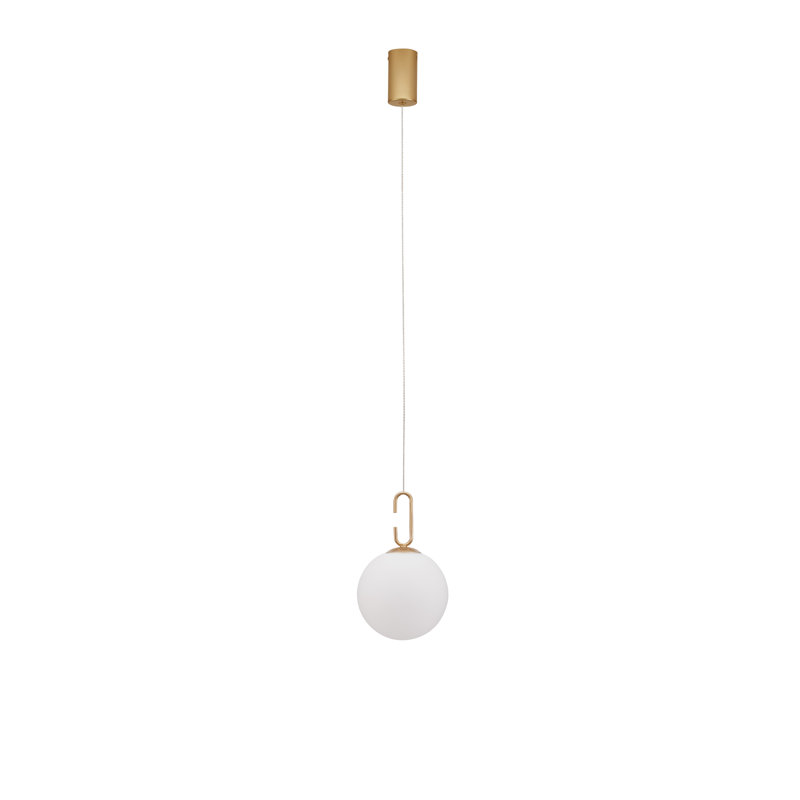 1 - Light Gold LED Sphere Pendant