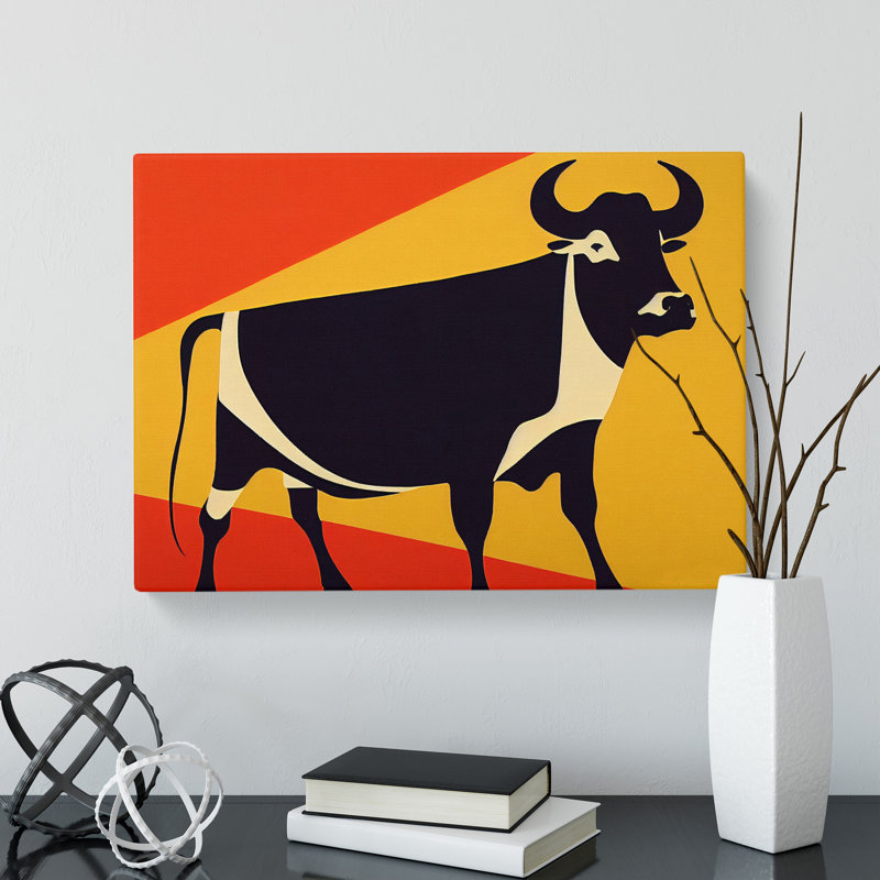 Cow Abstract Vol.3 - Wrapped Canvas, 35cm H x 50cm W x 3cm D