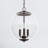 Patterson 3 - Light Shaded Globe Chandelier in Oil Rubbed Bronze-1050887058