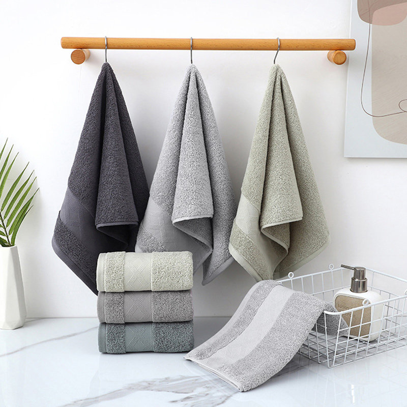 Collection de serviettes pour salle de bain Spa Hotel 13,3 po x 27,9 po | Ensemble de 5, Multicolor