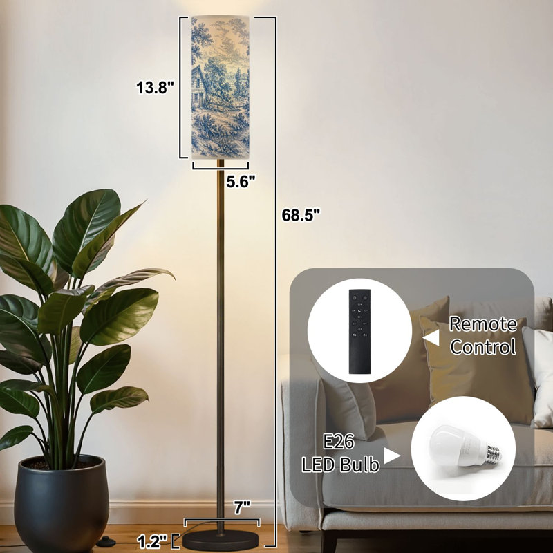 Lampe sur pied Woodland