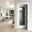 Porte standard en bois de verre givré et en bois massif-85851419