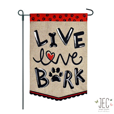 Double Sided 18'' H x 12.5'' W Polyester Garden Flag