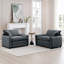 Chaises d'appoint rembourrées avec coussins Nyilah