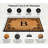 Monogram Natural Coir & Rubber Door Mat with Geometric Border — Heavy-Duty, Dirt-Trapping, Non-Slip Outdoor Entry Mat-414025800-414025812