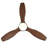 Hot Sales 52 Inch Modern Black Ceiling Fan With Light 3 Abs  Blades Remote Control Reversible Dc Motor With Dimmable Led