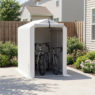 3 ft. 1 in. W x 5 ft. 10 in. D Portable Storage Shed