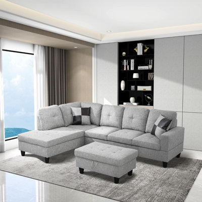 Crius 103.5" Upholstered L-Shape Sectional