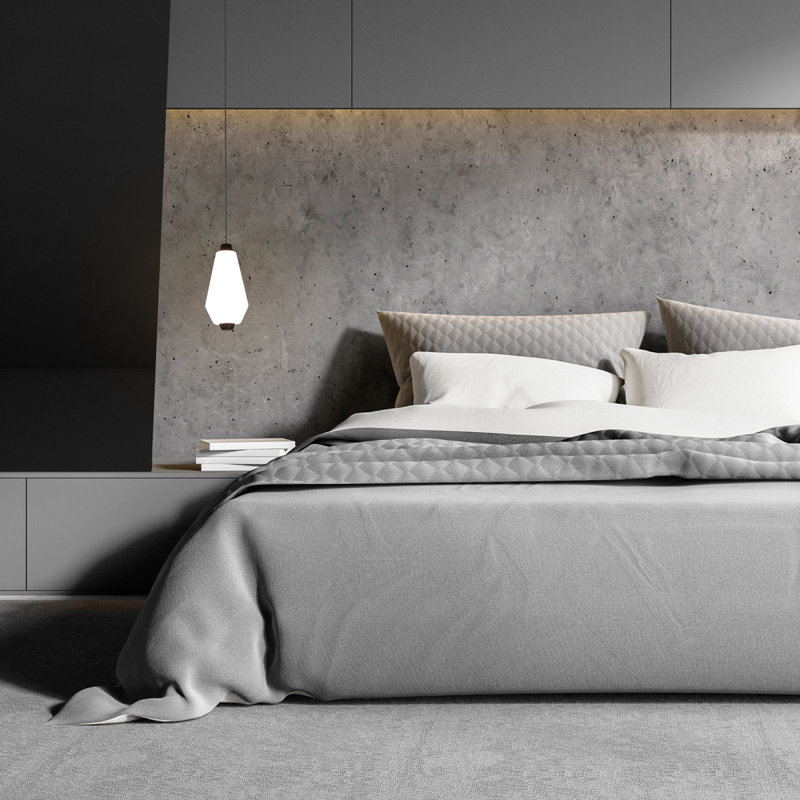 Mini-luminaire suspendu DEL 7 po Amelia 3000K, Laiton vieilli