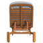 Chaise longue réglable pour l'extérieur avec coussins épais et dossier à 3 positions pour la détente sur le patio ou la piscine-728906829