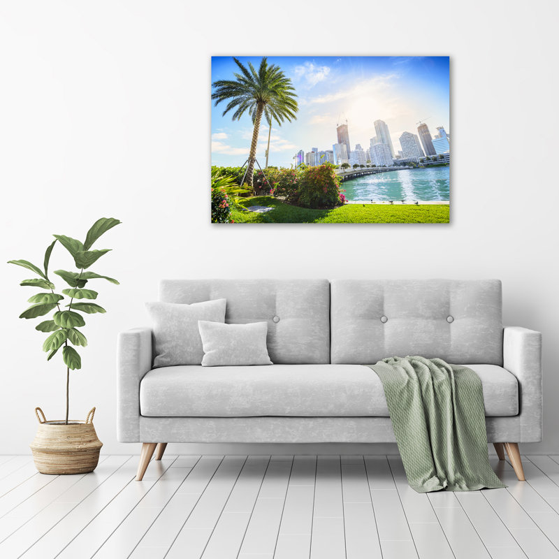 Miami Usa - Wrapped Canvas Art Prints