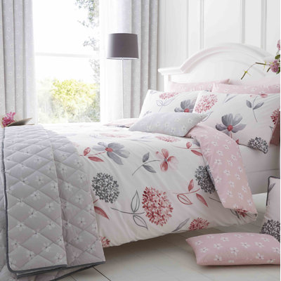 Calhoun Grey Cotton Blend Bedspread